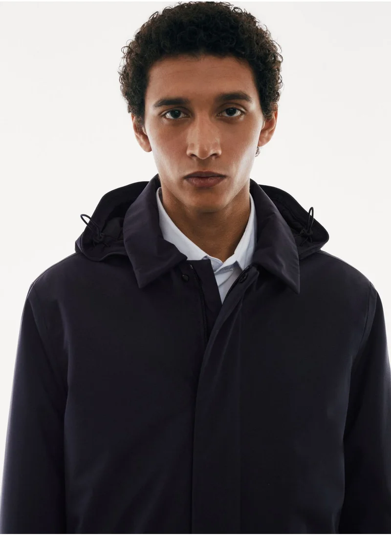 مانجو مان Water-Repellent Trench Coat