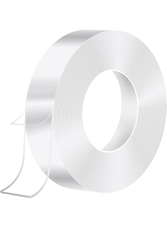 promass Double Sided Tape Heavy Duty, Waterproof Acrylic Double Sided Adhesive Clear Tape, Removable Sticky Tape for Walls/Carpet/Wood(3M x 3CM x 2MM) - Image 1