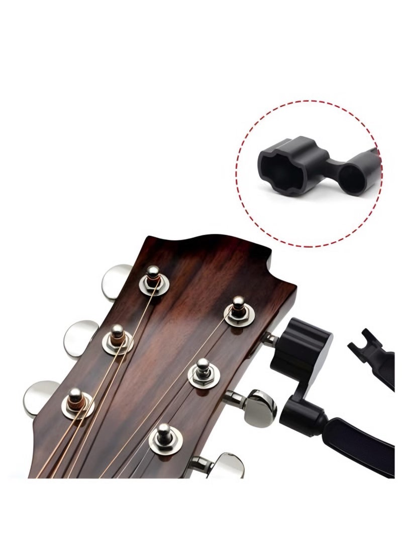 Generic - Multifunctional String Peg Winder String Cutter & Pin Puller For Guitar Ukulele Mandolin - Image 1