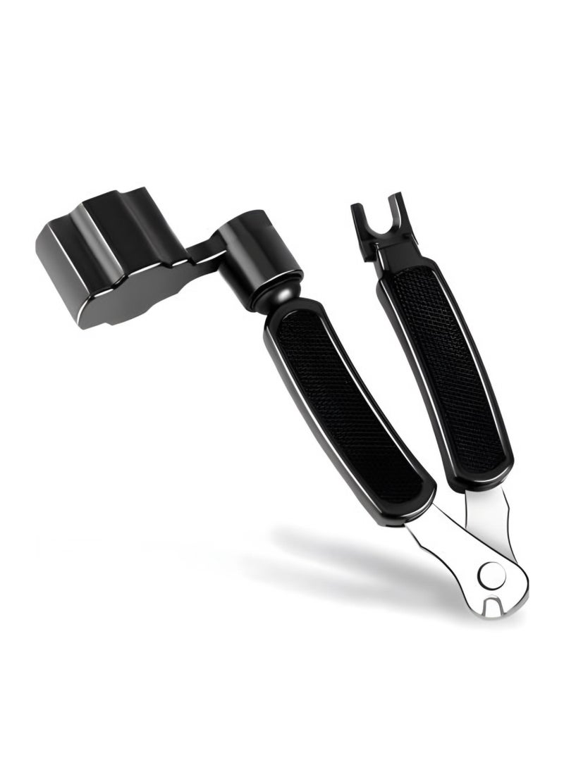 Generic - Multifunctional String Peg Winder String Cutter & Pin Puller For Guitar Ukulele Mandolin - Image 1