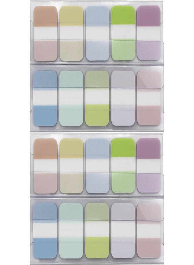 Andoca Tabs Flags Assorted Colors, 0.98 x 1.71 Inch Sticky Tabs, Easy to Post, 4 On-The-Go Dispensers/Pack, 400 Pages Total - Image 3