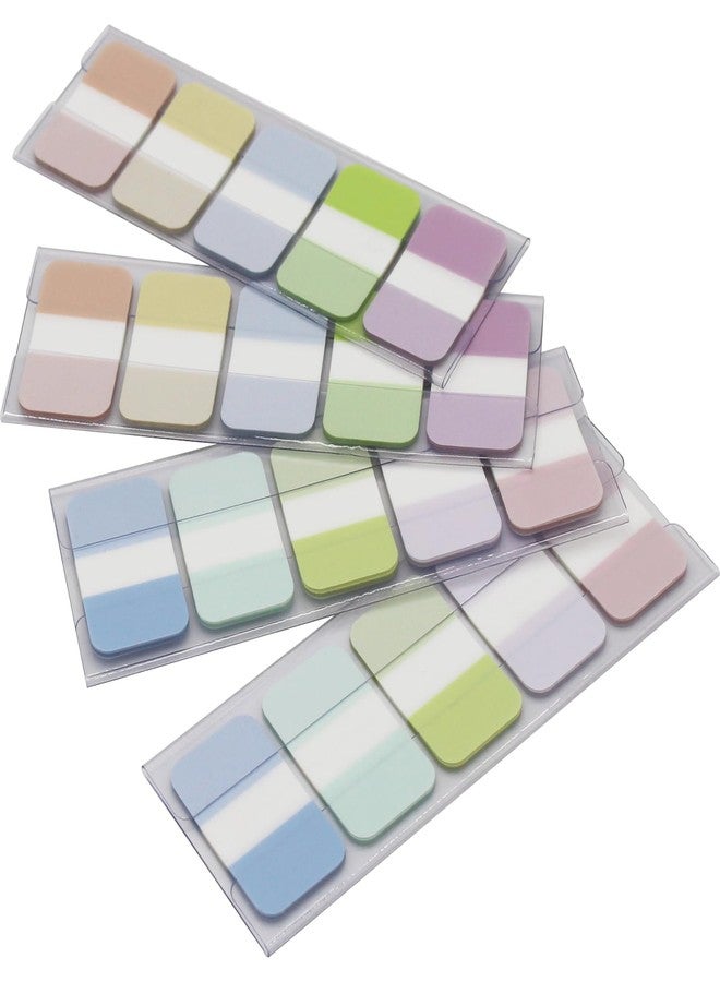Andoca Tabs Flags Assorted Colors, 0.98 x 1.71 Inch Sticky Tabs, Easy to Post, 4 On-The-Go Dispensers/Pack, 400 Pages Total - Image 1