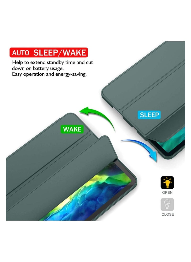 iPad Pro 12.9 Case 2020 with Pencil Holder (4th Generation), Premium Protective Case Cover with Soft TPU Back and Auto Sleep/Wake Feature for 2020/2018 - Image 5