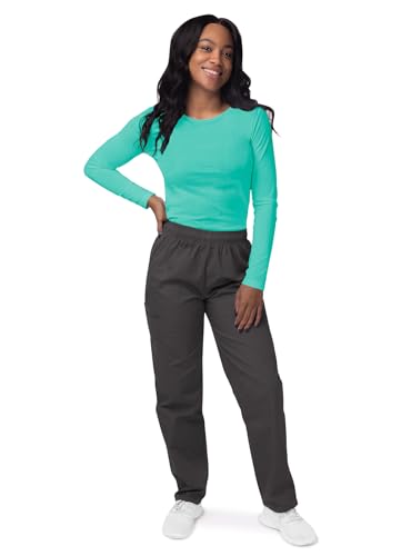 Sivvan Scrubs for Women - Long Sleeve Comfort Underscrub Tee - S8500 - Sea Glass - S - Image 4
