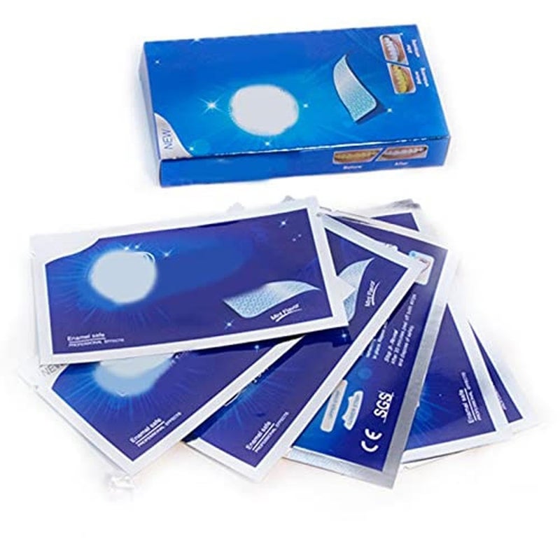 COSYOO Sensitive Reduced Adult Universal Safe Remove Stain Refresh Dental White Strip Professional 28PCS Lightweight Portable Universal - Image 3