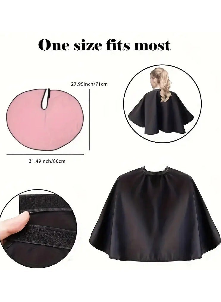 Goolsky Professional Styling Cape - Water-Resistant, Easy-Clean, Unscented, Comb-Out Beard Shaving Bib for Beauty Salon, Barber Shop, Cosmetic Artist, and Hairdresser - Protects Clothing from Hair Clippings and Stains - Image 3
