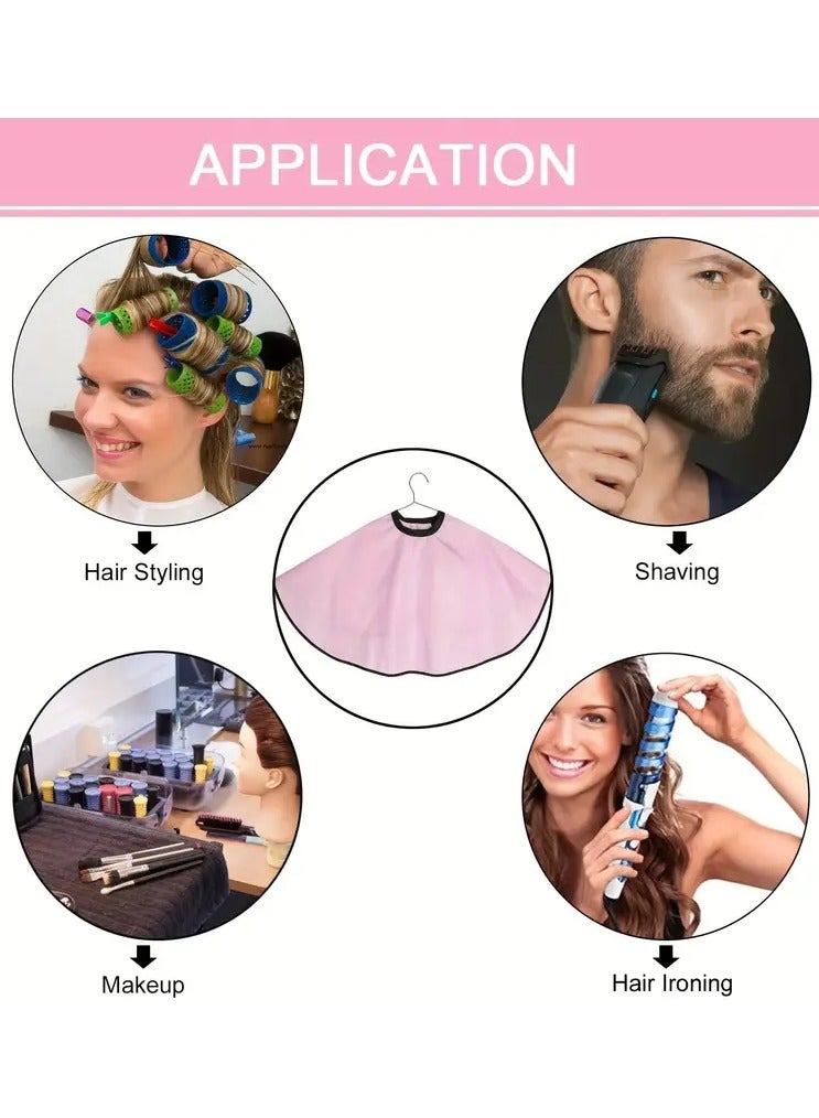 Goolsky Professional Styling Cape - Water-Resistant, Easy-Clean, Unscented, Comb-Out Beard Shaving Bib for Beauty Salon, Barber Shop, Cosmetic Artist, and Hairdresser - Protects Clothing from Hair Clippings and Stains - Image 4