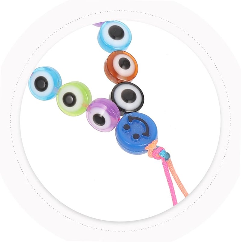 Bohemian Rainbow Evil Eye Beaded Phone Lanyard Wrist Strap for Smartphones and Cameras - Image 3