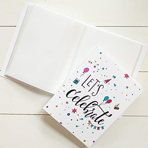 SMILE&WAVE Photo Booth Photo Album - For Wedding or Party- Holds 120 Photobooth 2x6 Photo Strips - Slide In - With Text (CAPTURE THE LOVE, 2X6) - Image 4