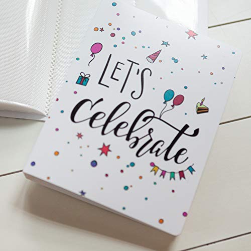 SMILE&WAVE Photo Booth Photo Album - For Wedding or Party- Holds 120 Photobooth 2x6 Photo Strips - Slide In - With Text (CAPTURE THE LOVE, 2X6) - Image 5