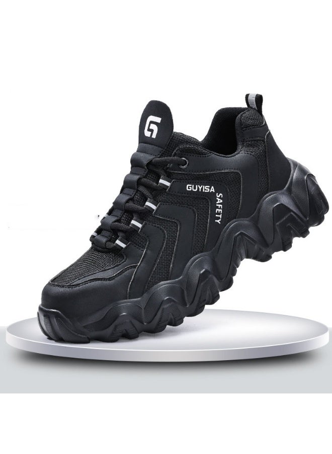 GUYISA Lightweight Safety Shoes Men Anti puncture anti smash steel toe shoes breathable sneakers Work Shoes Non-slip Protection Shoes - Image 1