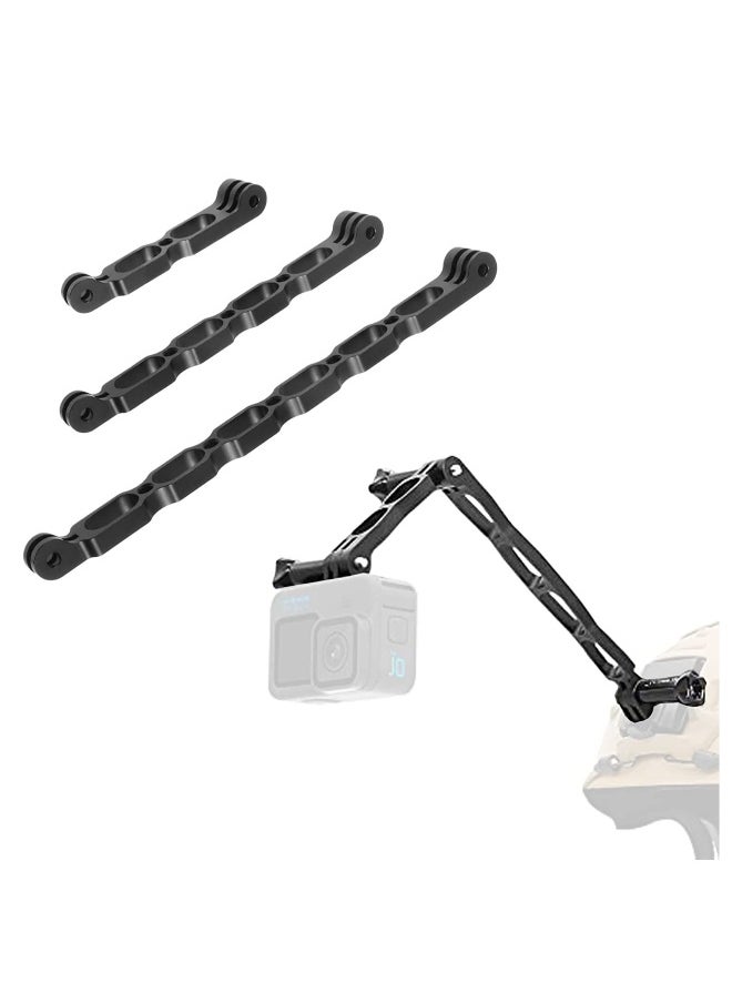 Generic Extension Arm Mount for Gopro, Aluminum Alloy Helmet Stick Kit with a Standard 1/4 Hole Metal Pole Accessories Insta360 One X3/X2/X/R, Go 2 and DJI Osmo GoPro Hero  - Image 3