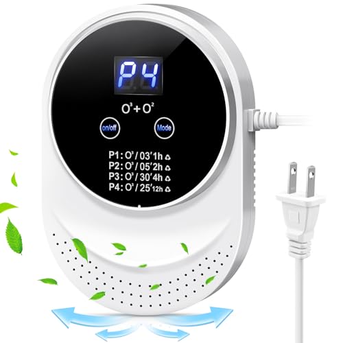 iCare Ozone Odor Eliminator for Strong Odor 99% Cat Litter Deodorizer Dog Poof Odor Removal Home Plug in Air Purifier for Bedroom Toilet Kitchen Pets Shoe Smoke Car Formaldehyde Air Freshener White - Image 1