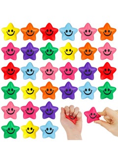 32Pcs Stress Balls For Kids, 2Inch Mini Foam Smile Ball Star Smile Face Stress Balls Colorful Foam Squeeze Balls Fidget Sensory Classroom Prizes - pzsku/Z78E92CA8DC6DF8D9DEB2Z/45/_/1733729957/457401c2-6d33-485d-968f-5bd6ffa3678a