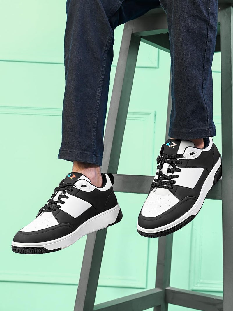 Cruiser Sneaker for Men | Lightweight & Comfortable | Stylish Lace-Up Casual Footwear with Cushioned Insole | Perfect for Versatile Outfits (2640) - Image 2