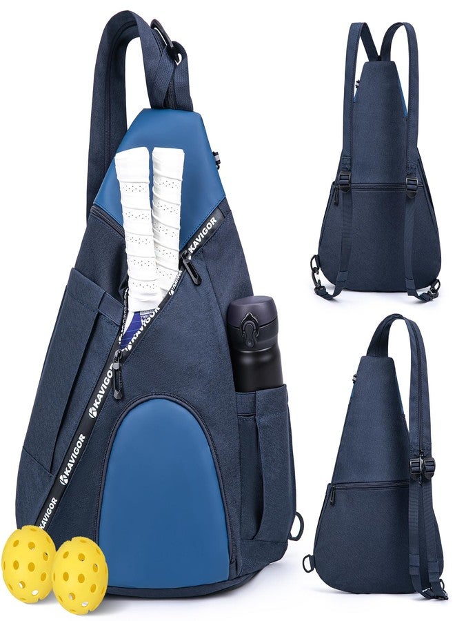 KAVIGOR Pickleball Bag, 7 Pockets & Upgraded Zippers, Lightweight Sling Bag with Detachable Strap & Water-Resistant Pocket - Image 1