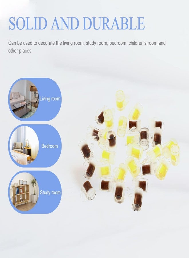 Toddmomy Mini Resin Beer Mugs, 150Pcs Miniature Beer Mugs Mini s Miniature Cups Dollhouse Accessories - Image 2