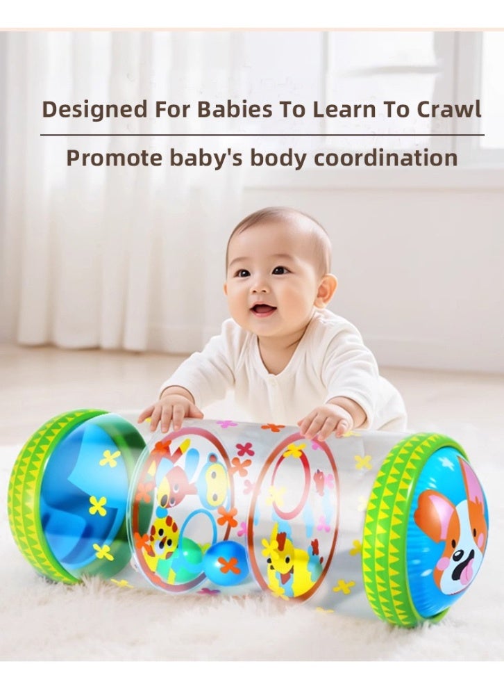 Crawling & Walking Baby Toys Inflatable Baby Roller Toy Beginner Crawl Along Game - Image 5