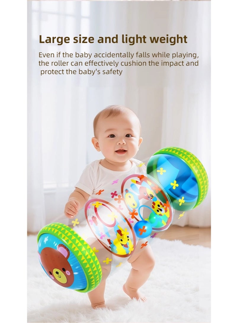 Crawling & Walking Baby Toys Inflatable Baby Roller Toy Beginner Crawl Along Game - Image 4