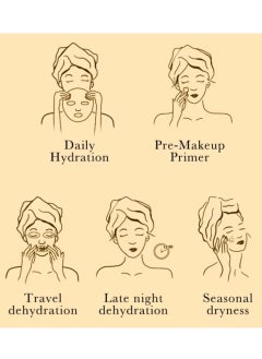 Zozu 10 Pack 24k Gold Hyaluronic Acid Hydrating Face Mask Moisturizing Repairing Nourishing Smooth Water Locking Face Mask Sheet Reduce Fine Lines Anti Aging Skincare Facial Sheet for Women and Men  - Image 5