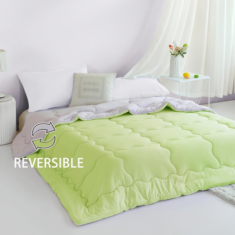 1pc Comforter Duvet Insert - Quilted Comforters, All Season Duvet, Polyester Filling, Bedding Comforter With Corner Tabs - Image 1