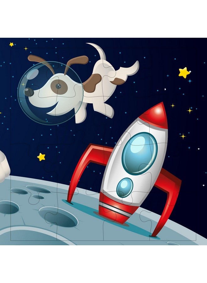 Fiddlys Fiddly's Jigsaw Puzzles 16 Pieces for Kids Ages 3+ (Space World Pack of 4) - Image 3