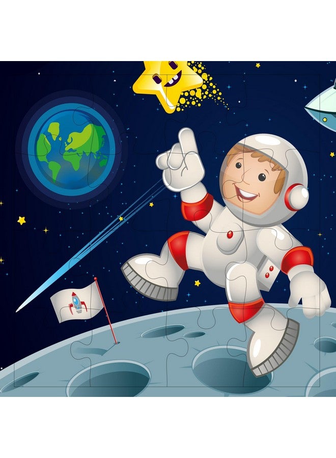 Fiddlys Fiddly's Jigsaw Puzzles 16 Pieces for Kids Ages 3+ (Space World Pack of 4) - Image 4