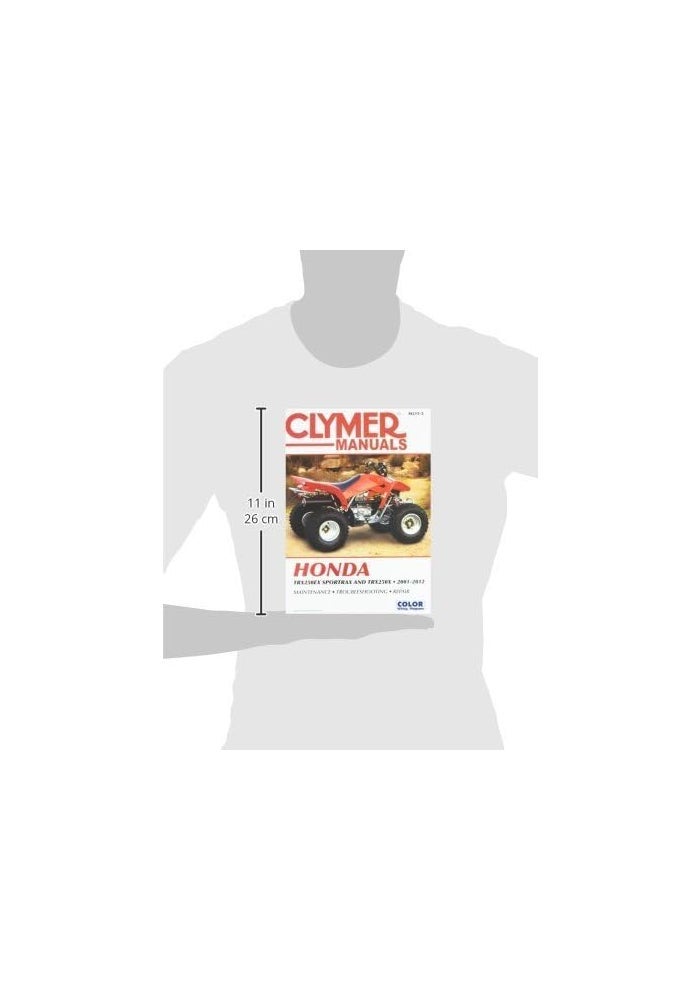 Clymer M215 Repair Manual for Honda TRX250EX Sportrax and TRX250X (2001-2012) - Image 3