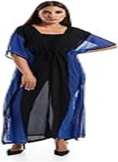 eezeey EEZEEY Womens Bi Tone Sheer Coverup Bi Tone Sheer Coverup 