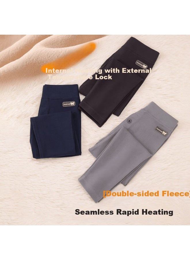 Liberal Ziyouxi Boys Thermal Pants Autumn Winter German Velvet School Uniform Essential Thickened Fleece Lined Leggings Kids Long Johns - Image 3