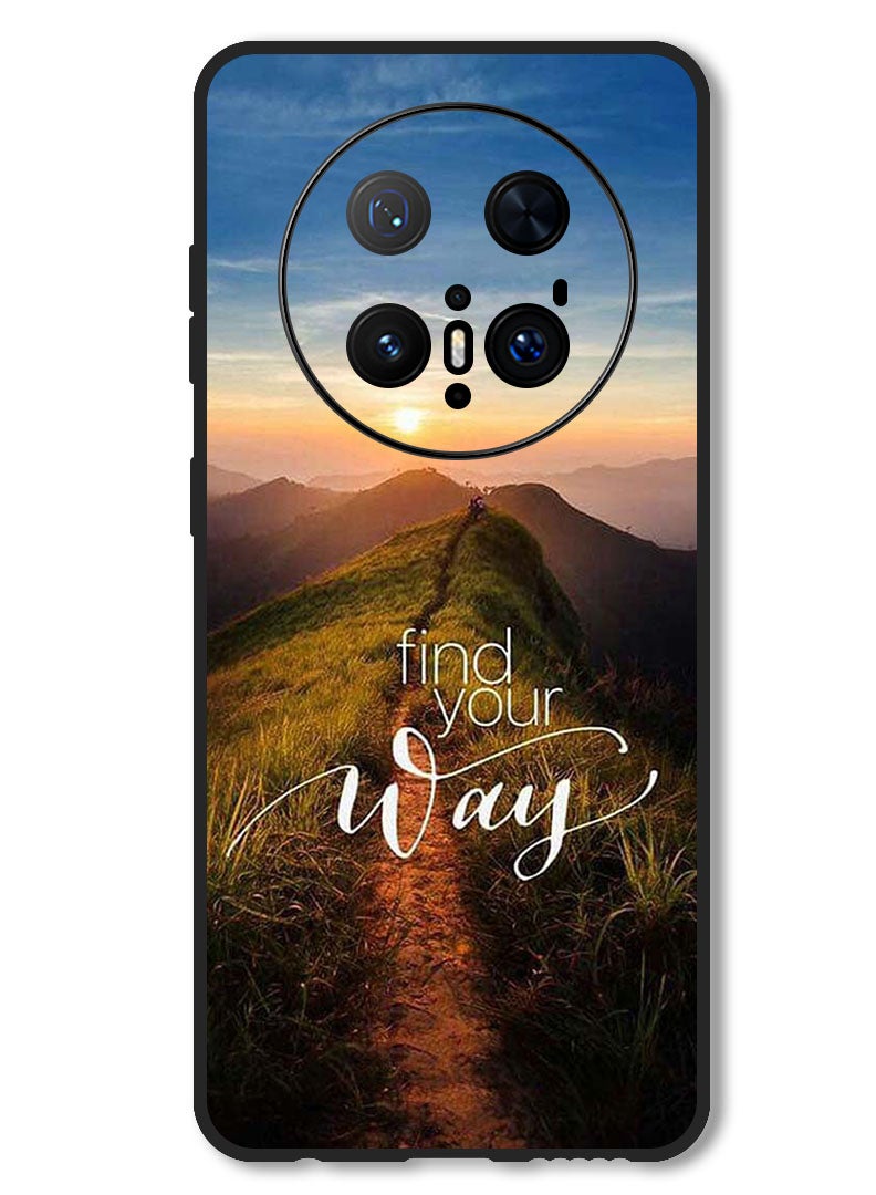 Theodor Case Compatible with Huawei Mate 70 Pro/ 70 Pro + Protection Shockproof Bumper Cover Find Your Way - Image 1