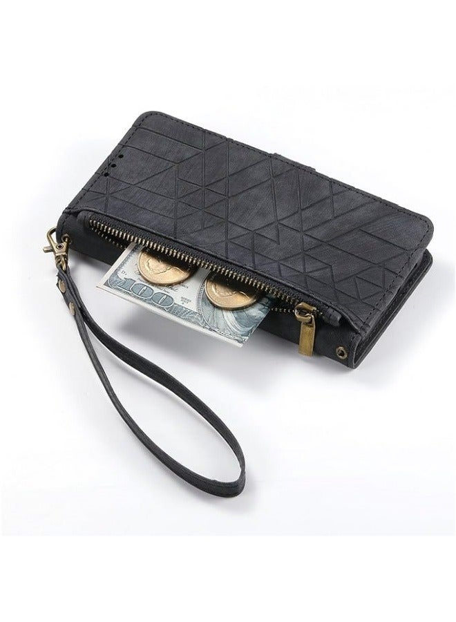 Case Compatible with Motorola Moto Edge 50 Ultra, [Anti-fall Anti-Scratch] Fashion Flip Wallet Case Leather Card Slots and Kickstand for Woman Man  - Image 3
