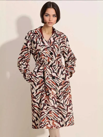 BIG DART BDART Double Breasted Long Trench Coat