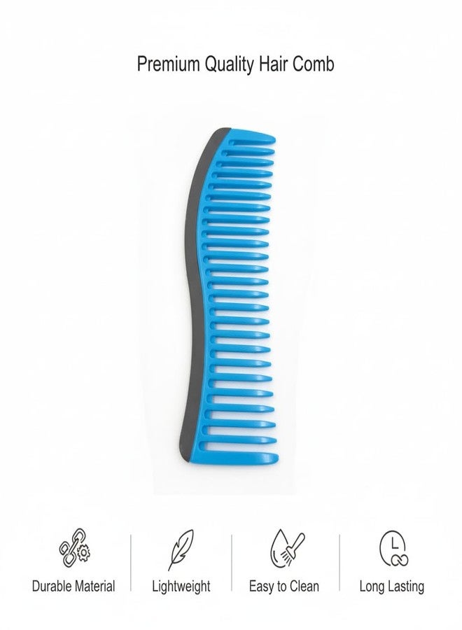 Jiffix Wide Tooth Hair Comb for Curly & Wavy Hair | Anti Hair Fall Detangling Comb for Men, Women & Kids | Gentle Scalp Friendly, Wet & Dry Use - Image 5