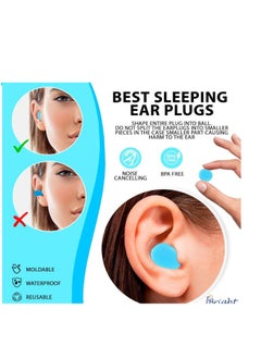 OASIS-TH 3 Pairs Gel Ear Plugs Reusable Silicone Earplugs Waterproof Moldable Swimming Earplugs Noise Cancelling Ear Plugs for Adults Ear Plugs for Swimming Sleeping Snoring Studying  - Image 5