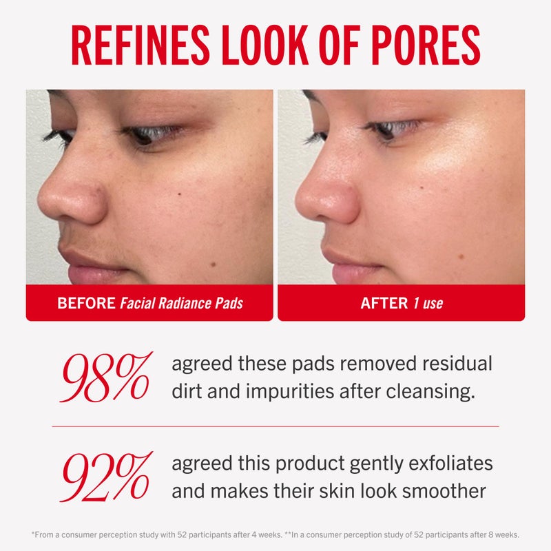 First Aid Beauty فيرست إيد بيوتي - وسادات إشراقة الوجه مع حمض الجليكوليك وحمض اللاكتيك - وسادات تقشير يومية مع AHA تساعد على توحيد لون البشرة وإشراقها - وسادات تحضير المكياج - قابلة للتحلل للاستخدام اليومي - 60 وسادة - Image 5