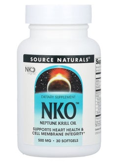 SOURCE NATURALS NKO (Neptune Krill Oil) 500 mg 30 Softgels 