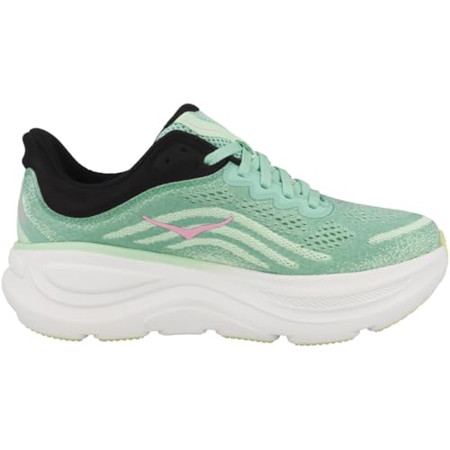 Hoka Women's Bondi 9 Sneaker, Blue Spark/Mint Fluorite, 8 - Image 3