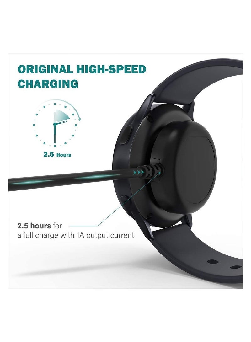ELTRAZONE Charger Compatible with Samsung Galaxy Watch 4/4 Classic Watch3 Active 1 2 SM-R500 SM-R830 SM-R820 SM-R840 SM-R850 - USB Charging Cable 3.3ft 100cm - Smartwatch Accessories - Image 5