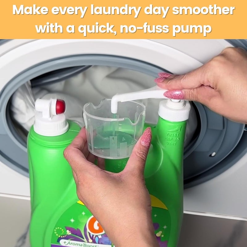 Ebun Pump for Gallon Jug & 5 Gallon Bucket, Leakproof Heavy Duty Pump Dispenser for Laundry Detergent, Shampoo, Soap, Oil, Snow Cone Syrup, Popcorn Butter, Commercial Household Industrial Use (2pc) - Image 3