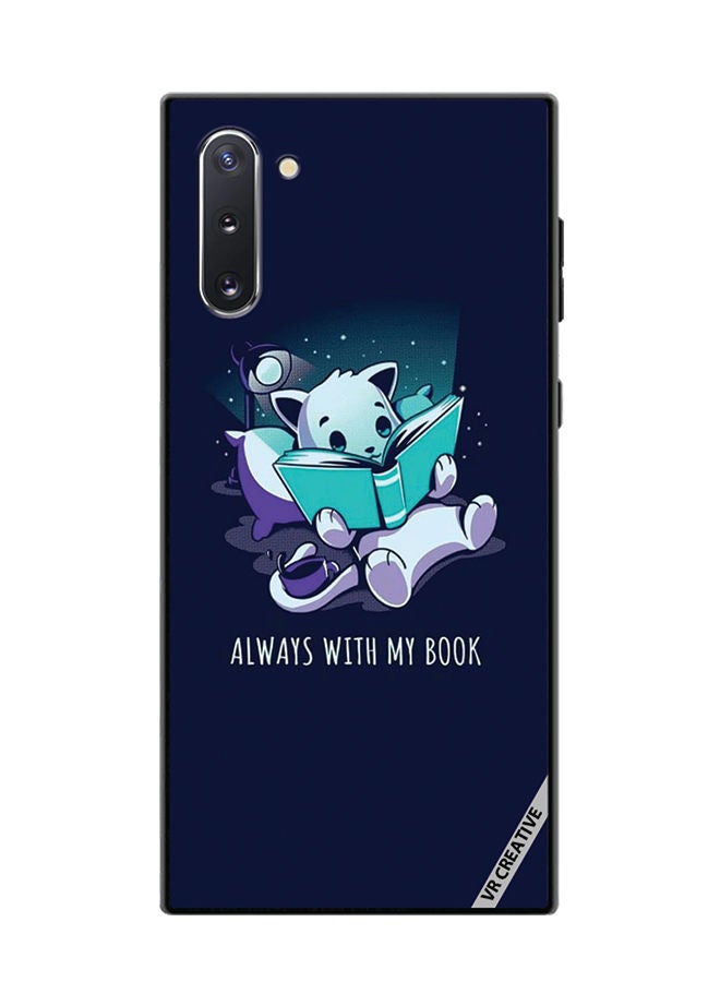 VR CREATIVE Protective Case Cover For Samsung Galaxy Note10 5G Always With My Book Design Multicolour - Image 1