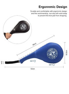 Generic 2 Pair of Taekwondo Kick Pads,Strike Pads for Kickboxing and Martial Arts Equipment Karate Kickboxing Punch Pads MMA Practice for Kids Youth Adult  - Image 5