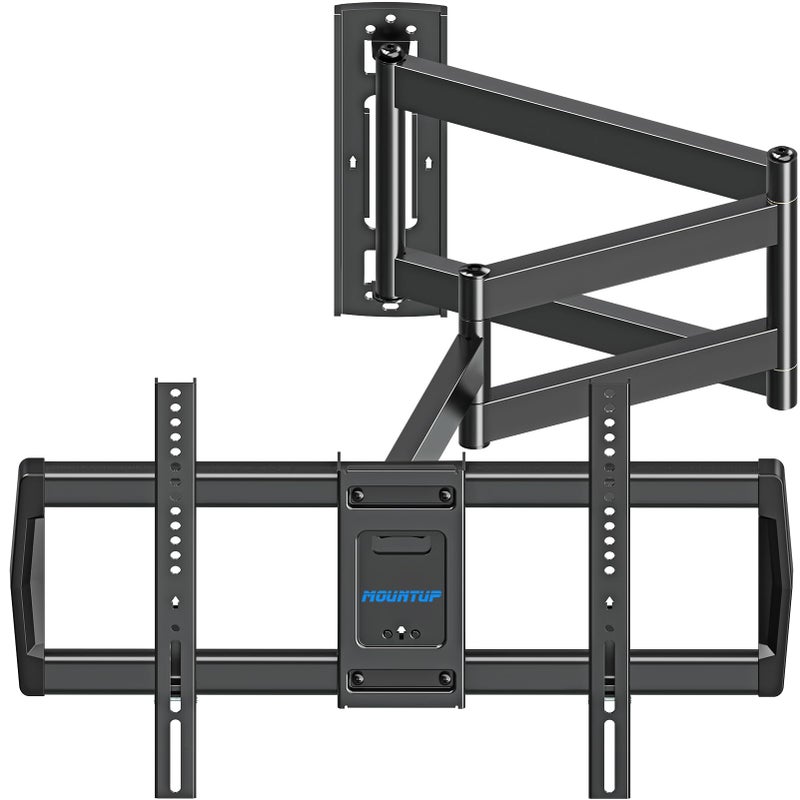 MOUNTUP 37.9" Long Arm TV Wall Mount for Most 42-75 Inch TVs, Full Motion Corner Wall Mount TV Bracket with Extension & Tilt & Swivel Articulating Arm, Max VESA 600x400mm and Up to 99 lbs, MU0047-L - Image 1
