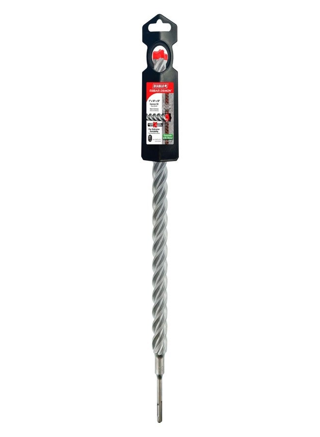 Diablo DMAPL4310 1" x 16"x18" Rebar Demon SDS-Plus 4-Cutter Full Carbide Head Hammer Bit - Image 2