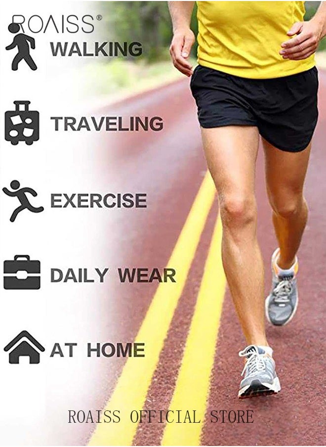 roaiss 5 Pairs Disposable Mid Calf Socks for Women Portable Throwaway Compressed Cotton Socks Sweat Absorbent and Breathable Crew Sock for Sports Business or Travel  - Image 5