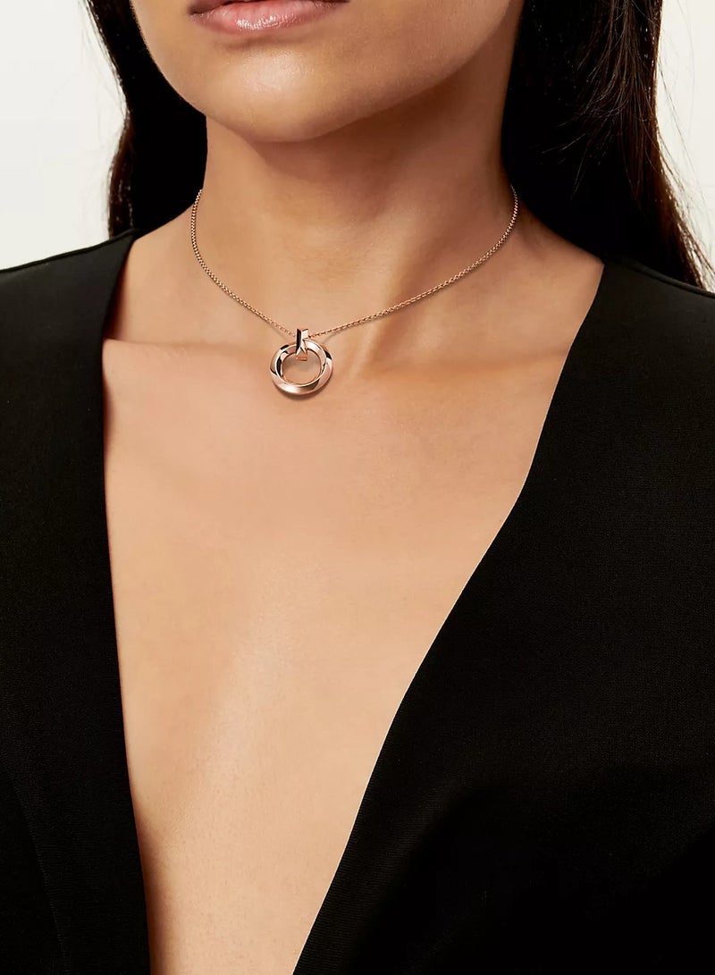 Tiffany & Co. Tiffany T T1 Circle Pendant in Rose Gold  - Image 2