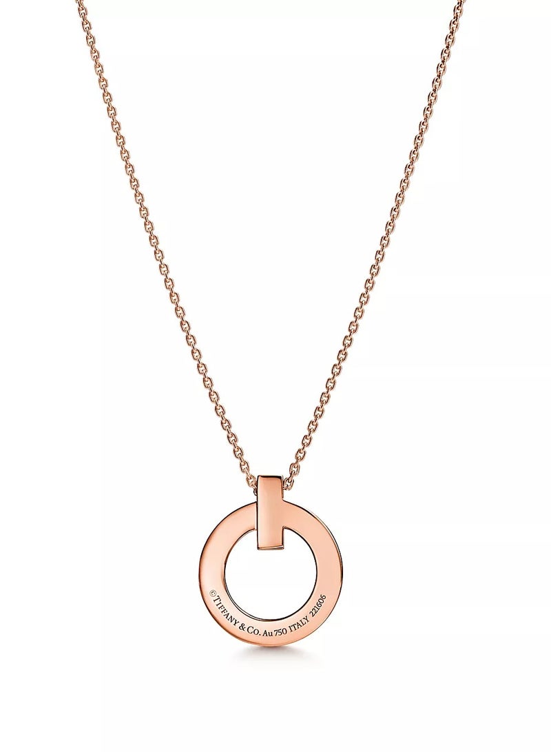 Tiffany & Co. Tiffany T T1 Circle Pendant in Rose Gold  - Image 3