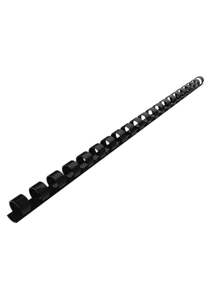 SUPER DEAL 100-Piece Binding Combs 8mm Black  - Image 1