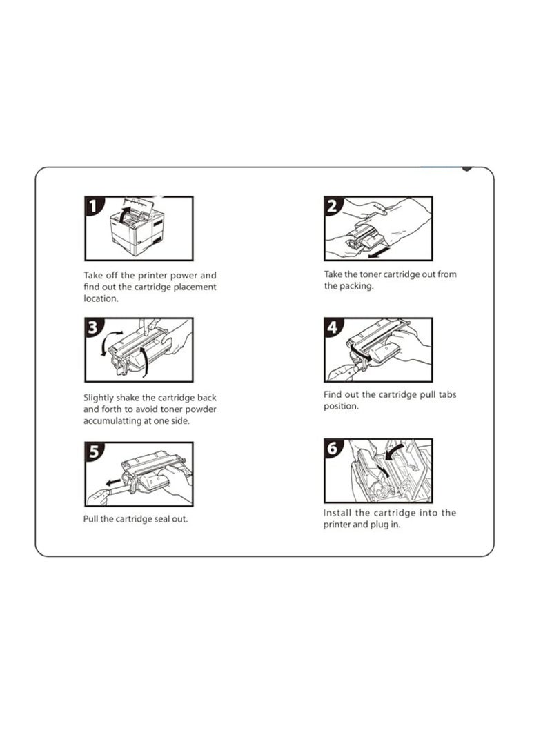 Terabyte حبر أسود متوافق مع طراز 107A بديل لطابعة W1107A - Image 2
