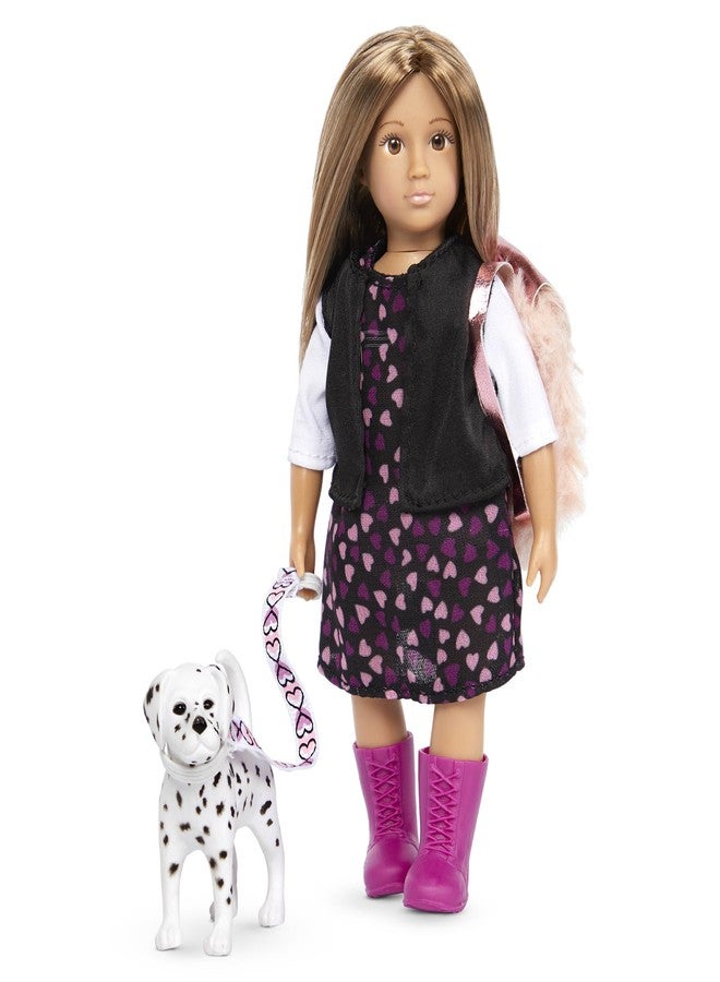 Lori - Mini Doll & Toy Dog - 6-Inch Doll & Puppy - Play Set with Outfit, Animal & Accessories - Playset for Kids - 3+ Years- Gia & Gunner - Image 1